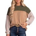 thumbnail image 1 of Bmisegm Femmes Col Montant Manches Longues Sweat-Shirt Décontracté à Fermeture Éclair Vert m, 1 of 3