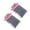 Grey (pair), variant on GOGO 4 Inch Terry Cloth Sweatband, Athletic Cotton Wristbands Royal Blue Pair