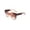 Brown, variant on FEISEDY Retro Oversized Square Sunglasses Stylish Colorful Frame Chic Eyewear for Woman and Men B2597