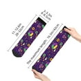 thumbnail image 5 of Bingfone Mardi Gras And Donuts Design Patterned Men'S Women'S Casual Cotton Socks, 5 of 9