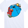 thumbnail image 3 of Sesame Street - Cookie Monster and Elmo Travel - Toddler and Youth Short Sleeve Graphic T-Shirt, 3 of 5