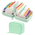 thumbnail image 2 of Travel Pill Organizer Pouches, Waterproof 14-Pack Reusable Zipper Bags with Storage Case for Daily Medication, Vitamins & Travel, 2 of 9
