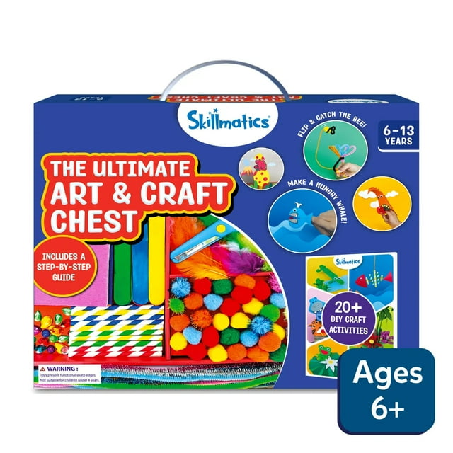 Skillmatics Coffret d'Activités Artistiques et de Bricolage Ultime / Ensemble d'Activités DIY (6 à 13 Ans)