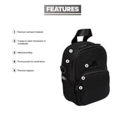 adidas Women's Airmesh Convertible Mini Backpack-Crossbody Bag, Black, One Size
