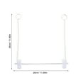thumbnail image 2 of MLINS  10 Pcs Clothes Display Hanging Chain Boutique Clothing Racks Silver, 2 of 8