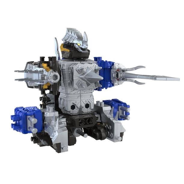 Power Rangers Dino Fury Blue Tricera Blade and Black Stego Spike