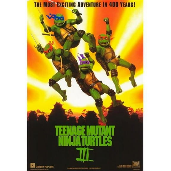 Posterazzi MOV364833 Teenage Mutant Ninja Turtles 3 Movie Poster - 11 x 17 in.