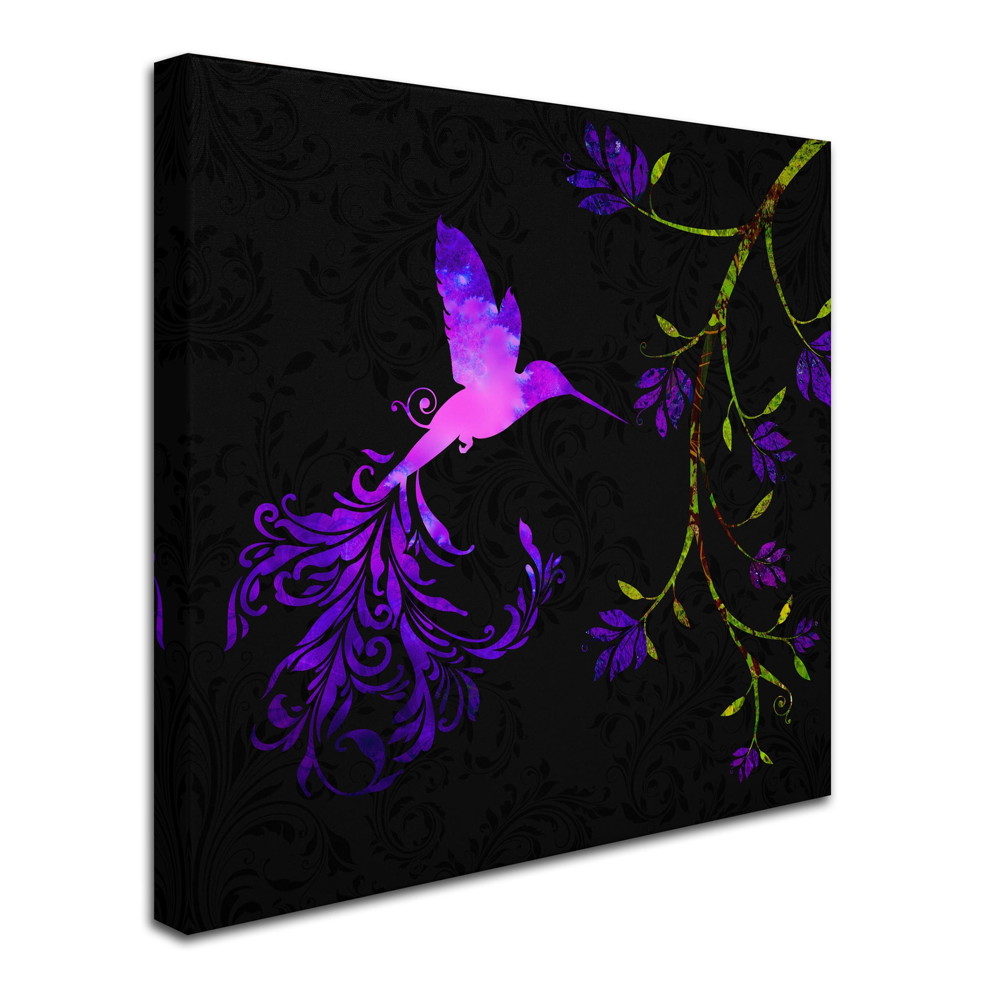 Trademark Fine Art 'Purple Twilight' Canvas Art by Tina Lavoie