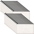 thumbnail image 1 of Bolsa de lona ZeediX blanca, 24 paquetes de 21 x 13 cm con cierre, 1 of 7