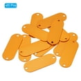 thumbnail image 3 of Uxcell Aluminum Blank Tags with 2 holes Metal Stamping Blanks Pet ID Label with Key Rings Gold 20Pcs, 3 of 6