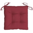 thumbnail image 4 of vidaXL Rocking Chair with Wine Red Cushion Solid Teak Wood, 4 of 5
