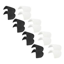 12 Pairs Shoulder Pads,Costume Shoulder Pads Sponge Pads Covered Gauze for Women Clothing Men Blazer Suit,Black White,S