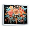 thumbnail image 2 of Designart "Dreams In Coral Coral Dream Catcher" Spiritual Floater Framed Canvas Wall Art, 2 of 7