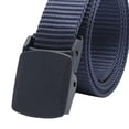 thumbnail image 4 of Cinturón Unisex Zulema de Nailon Táctico Militar Hebilla Rápida Azul Gris, 4 of 8