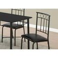 thumbnail image 4 of Monarch Dining Set 5Pcs Set / Black Metal And Top, 4 of 5