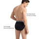 thumbnail image 4 of Calzoncillos Wirarpa Modal No Fly para hombre, paquete de 4, color negro M, 4 of 5