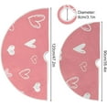 thumbnail image 3 of GZHJMY Valentine's&nbsp;Day Love Heart&nbsp;Tree&nbsp;Skirt, Double&nbsp;Layers Xmas Tree Skirts for Valentine's&nbsp;Day, Holiday Party Indoor Outdoor Home Office Ornaments, 36", 3 of 6