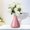 red a, variant on Linjieee Zinnia Artificial Flowers Artificial Flower Flowers Rose Wedding Bouquetss Floral Rose Flower Silk Flower Hand Tied Bouquet Pink