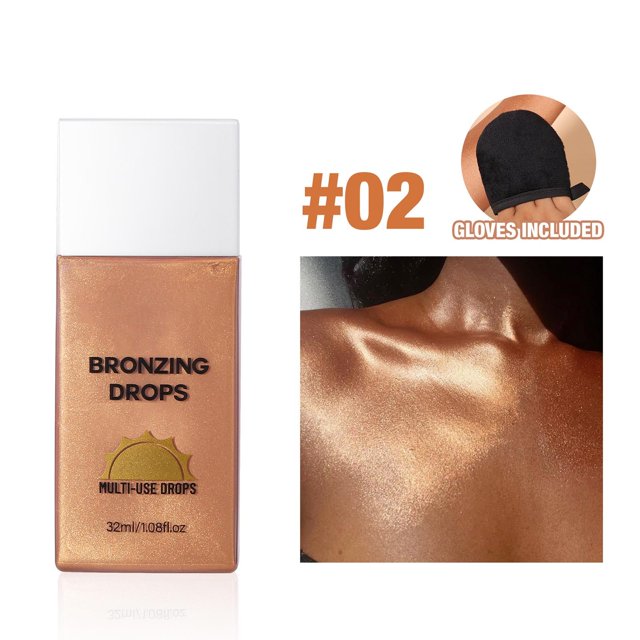 Base de maquillaje negra mate perlado resistente al agua, 4 colores, 32 ml