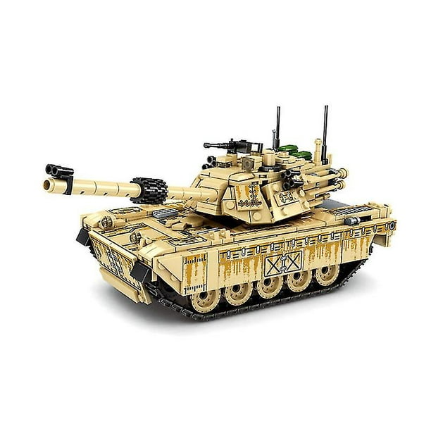 Compatible avec les blocs de construction militaires Lego M1a2 blocs de  construction d'assemblage de char de combat principal--(Yeeson) 