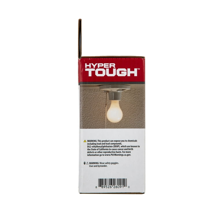 Hyper Tough Porcelain Light Bulb Socket with Pull Chain