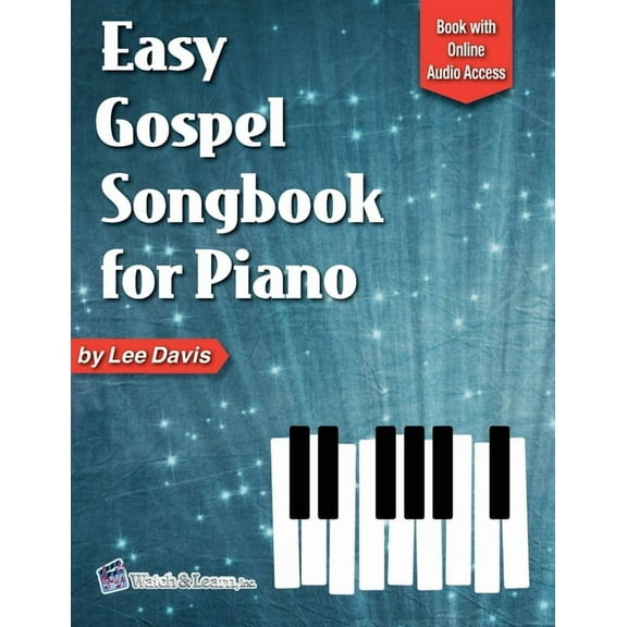 Easy Gospel Songbook for Piano Book with Online Audio Access, (Paperback)