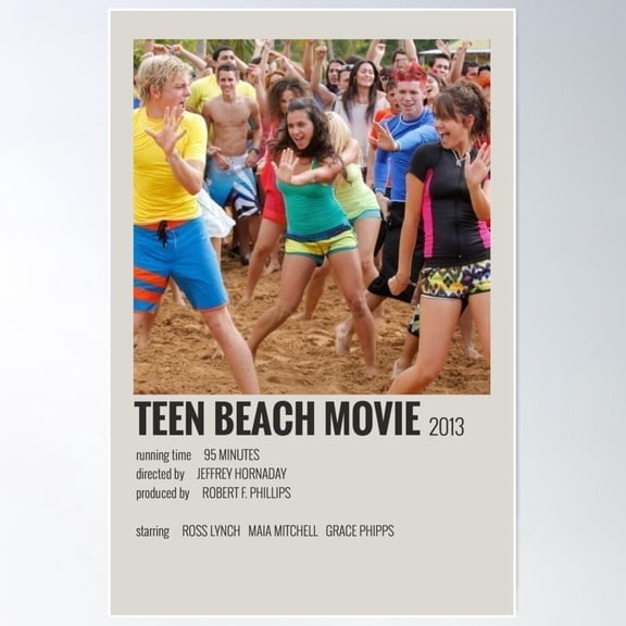 Teen Beach Movie Poster Wall Art, Modern Wall Decor For Living Room Bedroom, 8x12 UNFRAMED