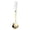 White, variant on LIERTOUR Stainless Steel Flower Spoon Elegant Ceramic Handle Mixing Spoons for Coffee Tea Dessert Sugar Home Kitchen Office Use Stylish Floral Pattern Stirring Tool Gift Pink