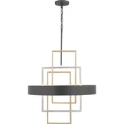 Progress Lighting P500174 Adagio 6 Light 24 Wide Pendant - Black
