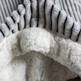 thumbnail image 5 of Manta de franela ZHAOCHENG Sherpa Reversible Microfibra Polar 50 x 60 pulgadas Beige, 5 of 5