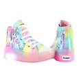 thumbnail image 3 of Tenis Niña Luces Led Botas Botin Moda Colores y Unicornio Urbano SCAPE M-345 LED UNIC TRANY BCO 21 cm., 3 of 5