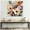 Beaded White, variant on Kate and Laurel Sylvie Garden Bloom Abstract Bouquet I Framed Canvas Wall Art by The Creative Bunch Studio 30 x 30 Bronze, Contemporary, Abstract, Flowers, Nature Art for Wall Decor, Living Room