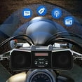 thumbnail image 6 of Off-Road Motorcycle Speakers 12V Wireless Stereo Audio System Handlebar Mount MP3 AUX-in USB FM No Charging Functio, 6 of 8
