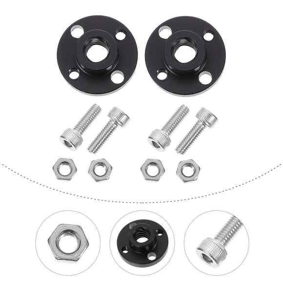 AURARMLET 2Jgo Piezas Para Impresora 3D Tuercas Trapezoidales T8 De Plástico Pom Resistentes Negras