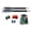 Kit 4, variant on Linear Actuator Worm Gear Pistons Gate Opener Electric 24V AC220V 110V Automatic Swing Gate Opener