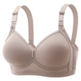 thumbnail image 1 of XZNGL Womans Embroidered Glossy Comfortable Breathable Bra Underwear No Rims, 1 of 1