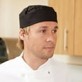 thumbnail image 2 of Dennys Mens Black Skull Cap / Chefswear (Pack of 2), 2 of 3
