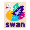 thumbnail image 2 of CNKOO Puzzle Matching Game Smooth Surface Cartoon Pattern Wooden Toddler Jigsaw DIY Assembling Puzzle Sensory Toy for Children, 2 of 8