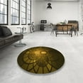 thumbnail image 4 of Ahgly Company Machine Washable Indoor Rectangle Transitional Dark Bronze Brown Area Rugs, 5' x 8', 4 of 7