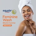 thumbnail image 5 of (3 pack) Equate Feminine Wash for Sensitive Skin, Blissful Sunrise Scented, 15 fl oz, Compare to Summer's Eve® Morning Paradise Cleansing Wash Ingredients, 5 of 6