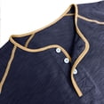 thumbnail image 5 of Gytharion Men's Henley Short Sleeve Shirts Casual Button T-Shirt Classic Basic Lightweight Pullover Tees Fashion Tops, 5 of 6