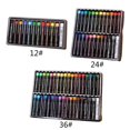 thumbnail image 3 of Pasteles al óleo para artistas, crayones, pintura, dibujo, bolígrafo, arte, estudiante, papelería escolar, 36 colores, 3 of 5