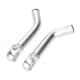 thumbnail image 1 of Extensor de manillar de bicicleta de aleación de aluminio para ciclismo de montaña Plata, 1 of 9