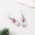 thumbnail image 2 of FeiraDeVaidade Tulip Flower Earrings Time Stone Bar Glass Pendant, 2 of 6