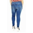 thumbnail image 2 of Women's Plus Size Lycra Beauty Premium Skinny Jeans - Medium Wash, 2 of 2