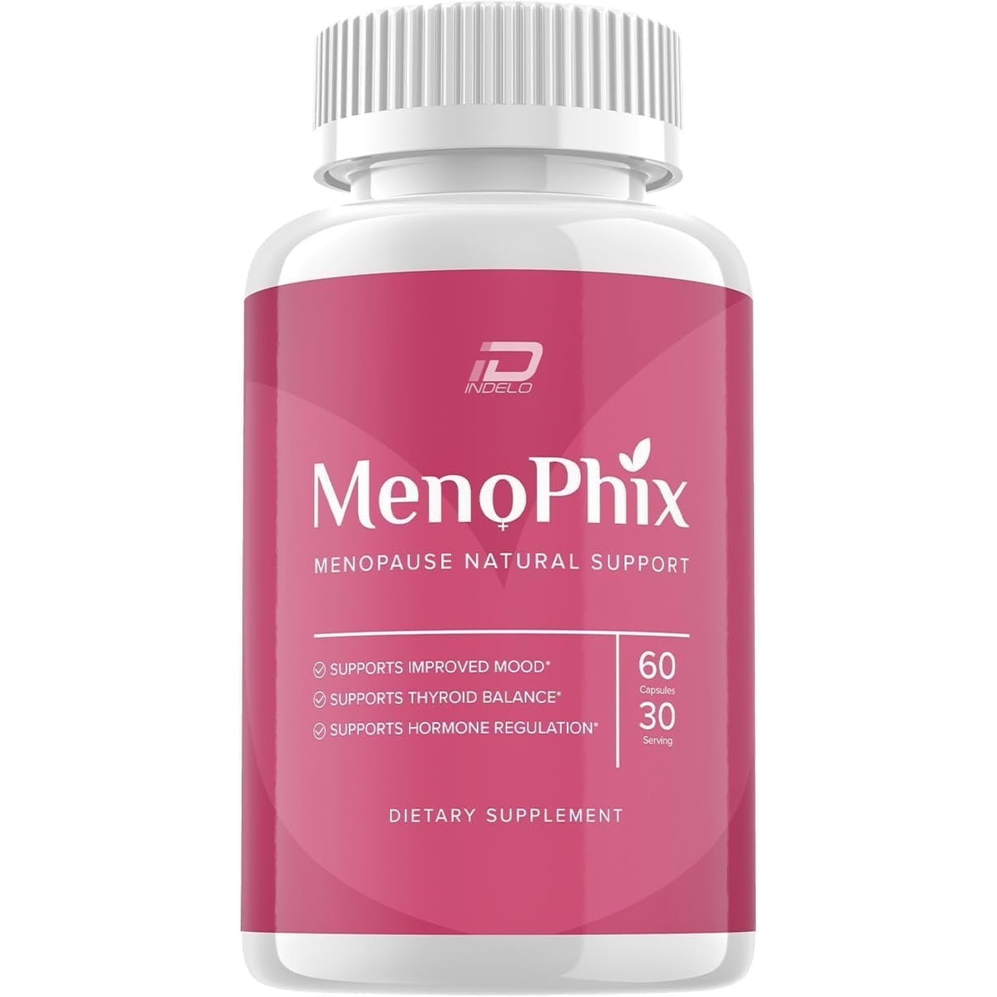 MenoPhix Menopause Natural Support Capsules - MenoPhix Supplement, MenoPhix Menopause, MenoPhix Supplements for Women Natural Support, MenoPhix Reviews 1 Pack - 60 Capsules