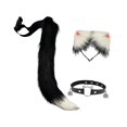 thumbnail image 4 of Conjunto de orejas y cola de , accesorios de disfraz para espectáculos de escenario, fiestas y disfraces. Estilo B, 4 of 10