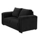 thumbnail image 2 of Love Seat DICASA Taos 2 Plazas Negro para Salas, 2 of 7