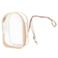 thumbnail image 3 of lionlar Clear Figure Display Bag Doll Display Bag for Collectors Action Figures Doll Apricot and Rope, 3 of 9
