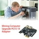 thumbnail image 2 of Seitruly Adaptador PCI-E 1X 1 a 4 Extender PCI-express Splitter Converter Board Tarjeta de expansión Placa base PCB Placa de circuito Juegos de teclado y mouse para computadora, 2 of 6